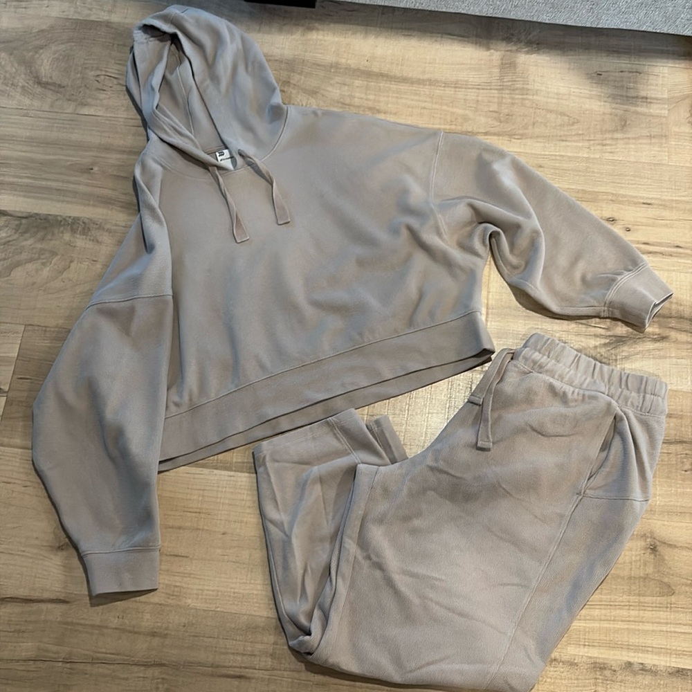 all in motion Target brand Ribbed Sweat Set